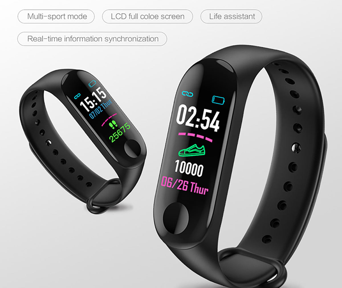 M3 Fitness Tracker Ins 20